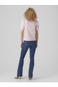 Vero Moda VMKERRY 2/4 O-NECK TOP VMA JRS NOO: parfait pink