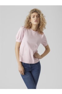 Vero Moda VMKERRY 2/4 O-NECK TOP VMA JRS NOO: parfait pink