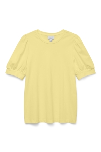 Vero Moda VMKERRY 2/4 O-NECK TOP VMA JRS NOO: lemon meringue