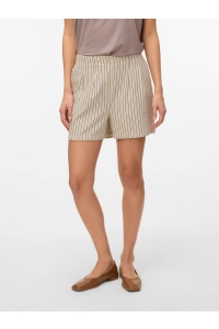 Vero Moda VMJESMILO HW SHORTS WVN GA NOOS silver lining/anja obsidian