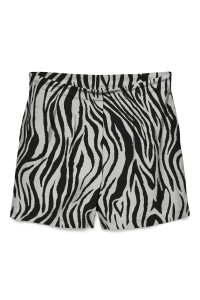 Vero Moda VMJESMILO HW SHORTS WVN GA NOOS silver lining/sina zebra black