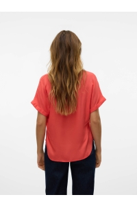 Vero Moda VMBEAUTY SS TOP WVN GA NOOS dubarry