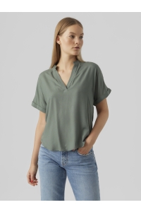 Vero Moda VMBEAUTY SS TOP WVN GA NOOS laurel wreath