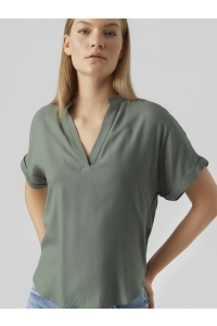 Vero Moda VMBEAUTY SS TOP WVN GA NOOS laurel wreath