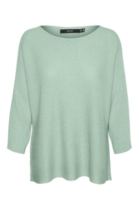 Vero Moda VMNORA 3/4 BOATNECK BLOUSE  NOOS mist green