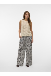 Vero Moda VMMENNY HW WIDE PANTS WVN GA birch/camille