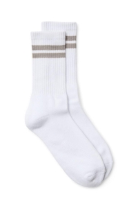 Vero Moda VMMEL STRIPE SPORTY SOCKS NOOS snow white/moon rock