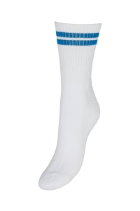 Vero Moda VMMEL STRIPE SPORTY SOCKS NOOS snow white/surf the web