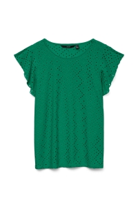 Vero Moda VMTASSA SL FRILL TOP NOOS bosphorus