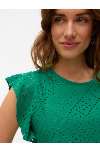 Vero Moda VMTASSA SL FRILL TOP NOOS bosphorus