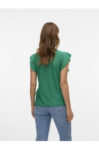 Vero Moda VMTASSA SL FRILL TOP NOOS bosphorus