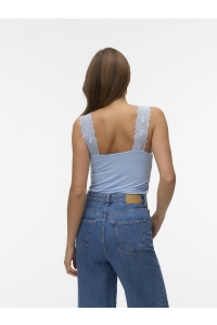 Vero Moda VMROSA SL TOP JRS NOOS cashmere blue