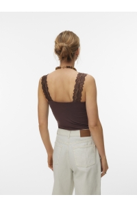 Vero Moda VMROSA SL TOP JRS NOOS chocolate martini