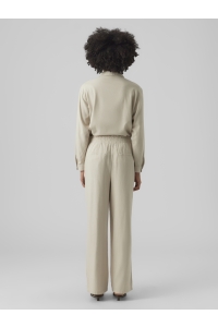 Vero Moda VMJESMILO WIDE PANTS WVN GA NOOS silver lining