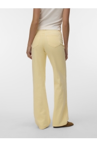 Vero Moda VMTESSA HR WIDE JEANS COLOR GA NOOS mellow yellow