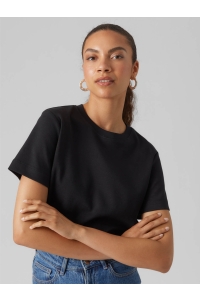 Vero Moda Aware AWNAIMA SS O-NECK T-SHIRT NOOS black