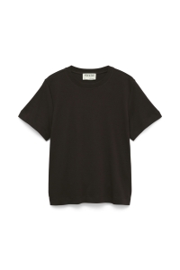 Vero Moda Aware AWNAIMA SS O-NECK T-SHIRT NOOS chocolate torte