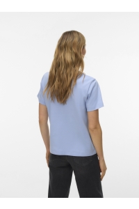 Vero Moda AWNAIMA SS O-NECK T-SHIRT NOOS brunnera blue