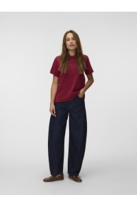 Vero Moda AWNAIMA SS O-NECK T-SHIRT NOOS tibetan red