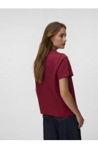 Vero Moda AWNAIMA SS O-NECK T-SHIRT NOOS tibetan red