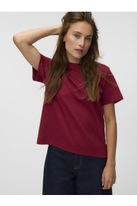Vero Moda AWNAIMA SS O-NECK T-SHIRT NOOS tibetan red