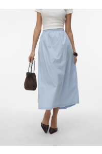 Vero Moda VMCILLA HW ANKLE SKIRT WVN cashmere blue