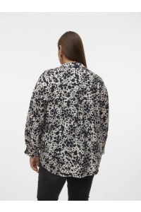 Vero Moda VMCJOSIE DORA L/S LONG SHIRT WVN GA: pumice stone/dora