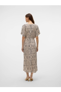 Vero Moda VMMENNY SS 7/8 KAFTAN WVN GA oatmeal/tenna