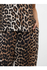 Vero Moda VMJOSIE HW WIDE PANT WVN GA egret/leo