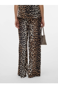 Vero Moda VMJOSIE HW WIDE PANT WVN GA egret/leo