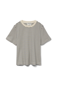 Vero Moda AWJADA NAIMA SS O-NECK T-SHIRT NOOS birch/night sky