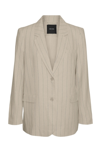 Vero Moda VMMINDY LS LOOSE LINEN BLAZER MIX