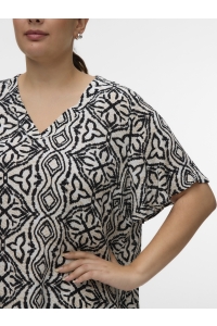 Vero Moda VMCMENNY SS TOP WVN GA CUR birch/camille