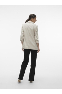 Vero Moda VMFRIDA 3/4 REGULAR BLAZER NOOS oatmeal/melange