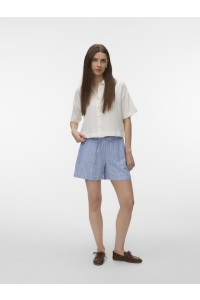Vero Moda VMLINN SHORTS WVN NOOS cornflower blue/liva navy blazer