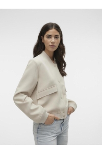 Vero Moda VMAMALA SHORT JACKET TS silver lining