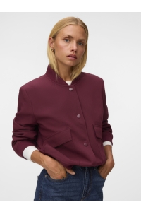 Vero Moda VMAMALA SHORT JACKET TS windsor wine
