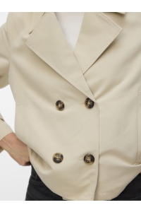 Vero Moda VMCHLOEMIA SHORT TRENCHCOAT NOOS oatmeal