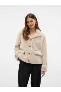 Vero Moda VMSONJAEVA SHORT JACKET GA BOO oatmeal
