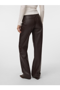 Vero Moda VMTESSA HR WIDE PL PANTS NOOS chocolate torte