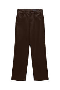 Vero Moda VMTESSA HR WIDE PL PANTS NOOS chocolate torte