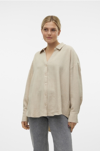 Vero Moda VMMELANEY QUEENY LS SHIRT WVN NOOS