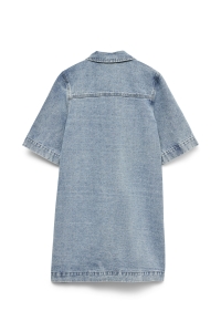Vero Moda VMFENJA 2/4 SHORT DENIM DRESS GA NO: light blue denim