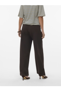 Vero Moda VMBERLIN ZAMIRA MW WIDE PANT NOOS chocolate torte