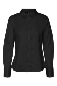 Vero Moda VMANNA LS FITTED SHIRT WVN GA NOOS black