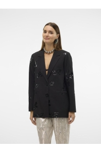 Vero Moda VMMITRA LS LOOSE EMBELLISHED BLAZER: black/embellished