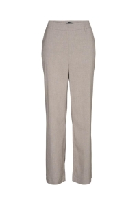 Vero Moda VMMAYA GOODY MW STRAIGHT PANT NOOS silver mink/melange