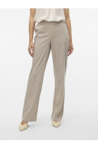 Vero Moda VMMAYA GOODY MW STRAIGHT PANT NOOS silver mink/melange