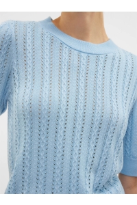 Vero Moda VMMORENA 2/4 O-NECK PULLOVER GA BOO: airy blue