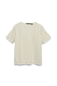 Vero Moda VMMAYA SS V NECK TOP JRS birch